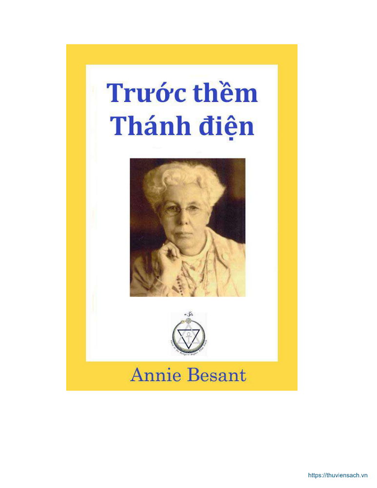 TRƯỚC THỀM THÁNH ĐIỆN
