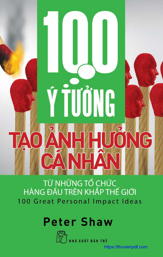 100 ý tưởng tạo ảnh hưởng cá nhân