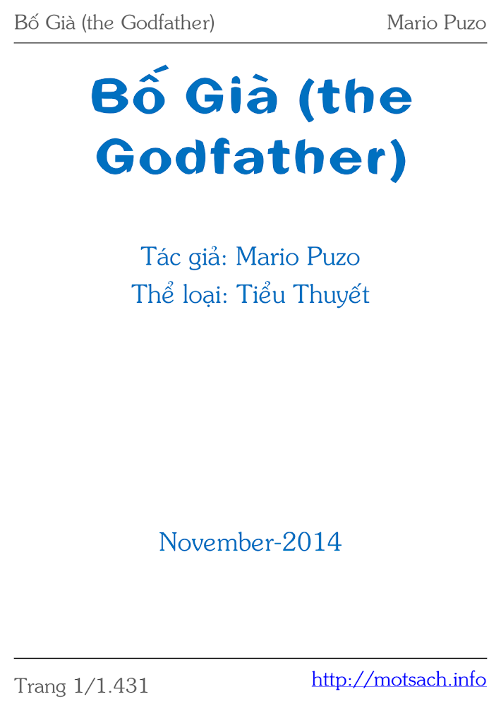 Bố Già (the Godfather)