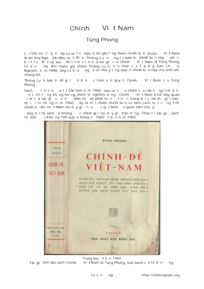 Chính Đề Việt Nam